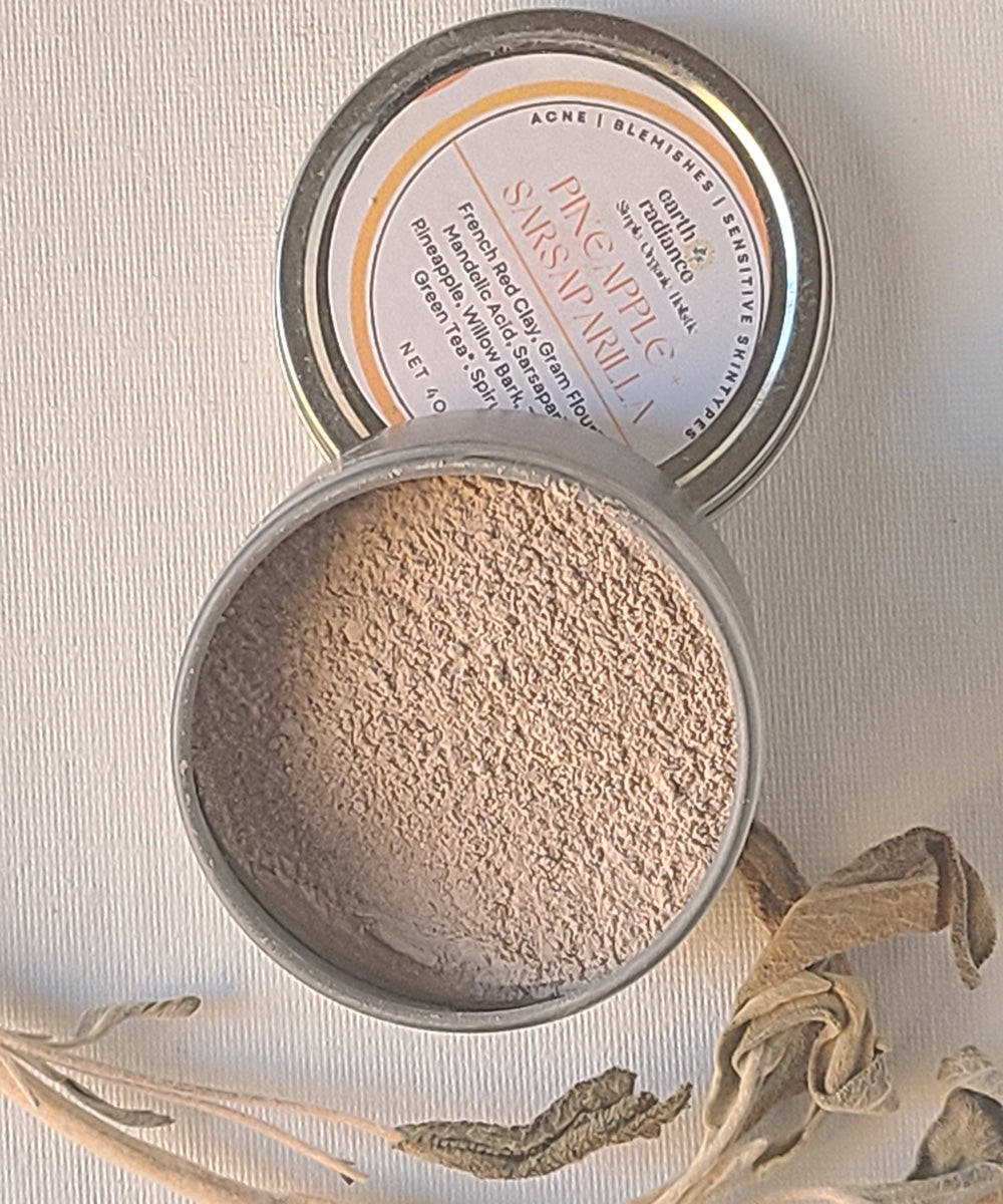 Pineapple & Sarsaparilla Botanical Clay Mask