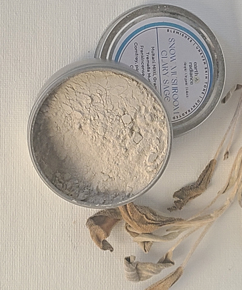 Snow Mushroom & Clary Sage Botanical Clay Mask